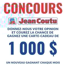 Concours pour remporter une Carte-Cadeau Jean Coutu de 1000$