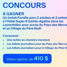 Rendez hommage aux 25 ans de Québec Vacances avec 25 séjours exceptionnels à remporter!