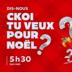 Quel est le souhait exprimé pour Noël lors du concours CKOI ?