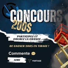 Participer pour tenter de remporter un prix de 200 dollars.