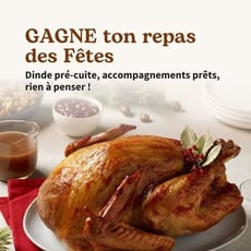Participez au Concours DUX pour remporter une Somptueuse Boîte Festive de Dinde Complète !