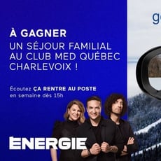 Participez au Concours Énergie 104,1 pour un séjour de ski exclusif au Club Med Québec Charlevoix.