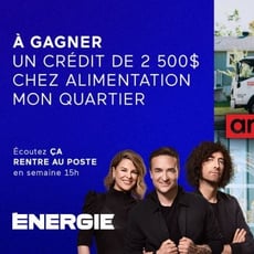 Participez au Concours Énergie 94,3 et garnissez votre réfrigérateur avec Alimentation Mon Quartier!