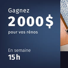 Concours FM 106,9 Mauricie - Remportez 2 000$ pour vos rénovations!