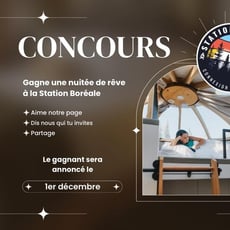 Participez pour obtenir une nuit enchanteresse dans un dôme à la Station Boréale.