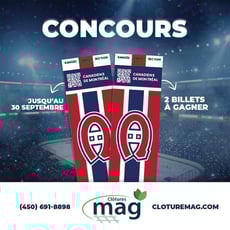 Concours : remportez une paire de billets pour une rencontre des Canadiens de Montréal