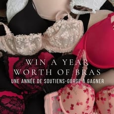 Participez et remportez un soutien-gorge mensuel durant une année entière!