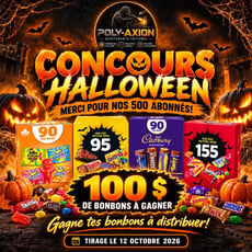 Participez au concours pour gagner 100$ en bonbons!