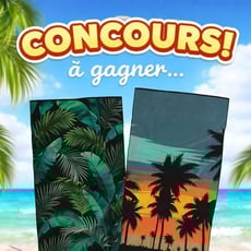 Participez au concours pour remporter deux serviettes Aloha!