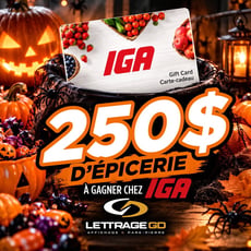 Participez au concours pour remporter 250$ en épicerie!