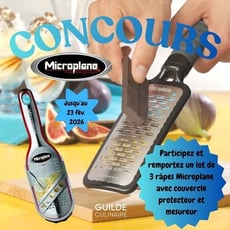 Participez et remportez trois râpes Microplane, estimées à 90 dollars !