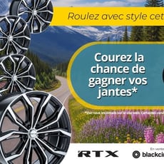 Participez et remportez un ensemble de quatre jantes prestigieuses !