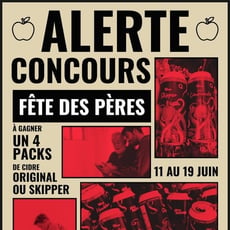 Participez au concours pour remporter 4 lots de cidre Original ou Skipper !