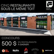 Participez au concours et courez la chance de gagner 500$ en cartes-cadeaux!