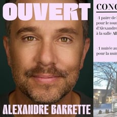 Concours : Gagnez des billets pour voir Alexandre Barrette!