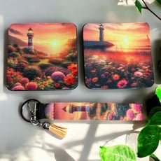 Participez pour gagner des sous-verres et porte-clés décoratifs élégants.