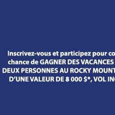 Concours : Remportez un séjour au Rocky Mountaineer, vols inclus, pour deux individus.