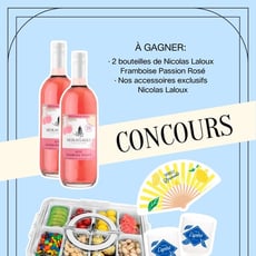 Participez au concours pour remporter deux bouteilles de Framboise Passion Rosé!