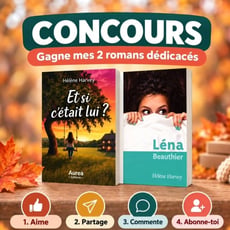 Participez au concours et remportez deux romans dédicacés de Helene Harvey!