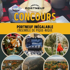 Participez au concours pour gagner un ensemble de pique-nique de Portneuf!