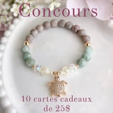 Participez et remportez l'une des 10 cartes cadeaux de 25$ de Sarah Boulet Bijoux Lauthentique !