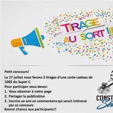 Participez pour remporter l'une des deux cartes-cadeaux Super C d'une valeur de 100 $ !