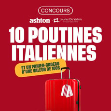 Concours : gagnez une délicieuse poutine ou un panier-cadeau voyage!