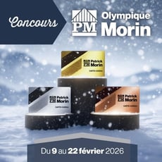Participez et remportez l'une des trois cartes cadeaux Patrick Morin!