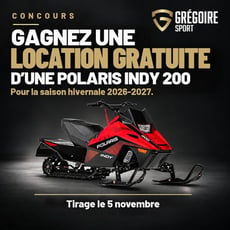 Participez au concours pour gagner une location gratuite de Polaris Indy 200!