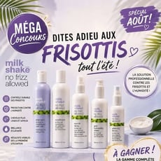 Participez pour gagner la gamme Milk Shake No Frizz Allowed !
