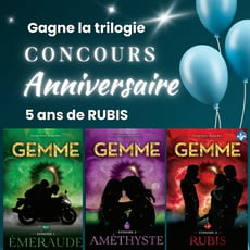 Participez au concours pour gagner la trilogie Rubis de Geneviève Boucher!