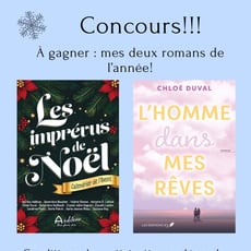 Participez au concours pour gagner les romans de Chloé Duval!