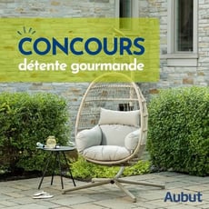 Participez et remportez l'une des deux chaises suspendues Club Piscine, d'une valeur de 700$