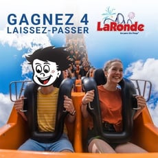Concours : Remportez quatre accès à La Ronde !