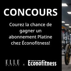 Participez pour remporter un abonnement platine chez Econofitness!