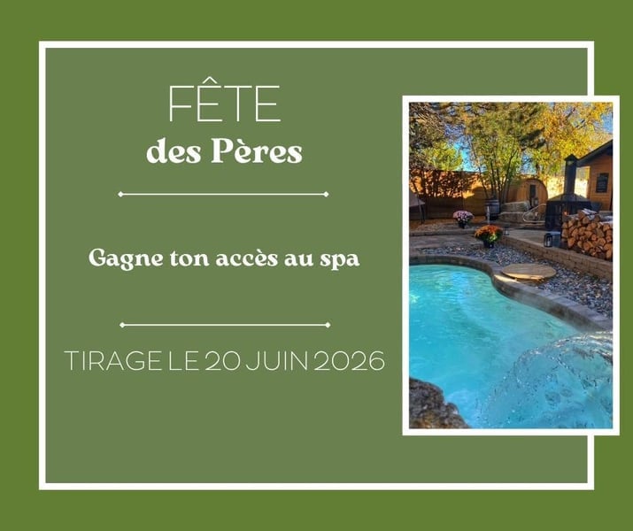 Participez pour remporter une entrée privilège au spa!
