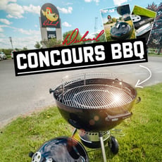 Participez et remportez un barbecue au charbon lors de notre concours exceptionnel!