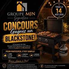Participez au concours pour remporter un prestigieux Blackstone !