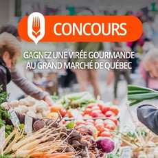 Obtenez un chèque-cadeau de 100$ au Grand Marché de Québec!