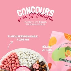 Participez au concours pour remporter un duo de noix personnalisé!