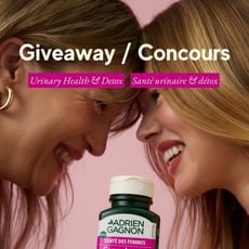 Participez au concours et remportez un lot de produits pour favoriser votre santé urinaire!