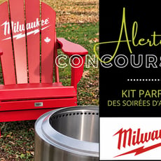 Participez au concours pour remporter un ensemble Milwaukee cet automne!