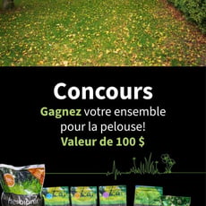 Participez au concours pour gagner un ensemble de jardinage!