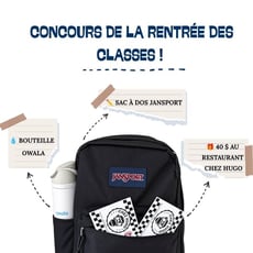 Participez au concours pour gagner un ensemble scolaire!