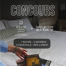 Participez au concours pour remporter un forfait au Salon du livre de l'Estrie!