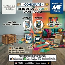 Concours : Remportez un gallon d'apprêt et de finition haute qualité Peintures MF !