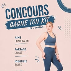 Participez au concours pour remporter un ensemble top et legging!