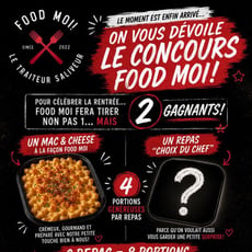 Participez au concours pour gagner un Mac & Cheese et un repas du chef!