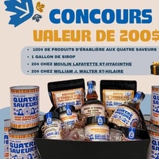 Participez au concours pour remporter un somptueux panier de délices à l'érable !