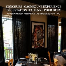 Participez et remportez un menu dégustation pour deux à la Trattoria Bellamore!